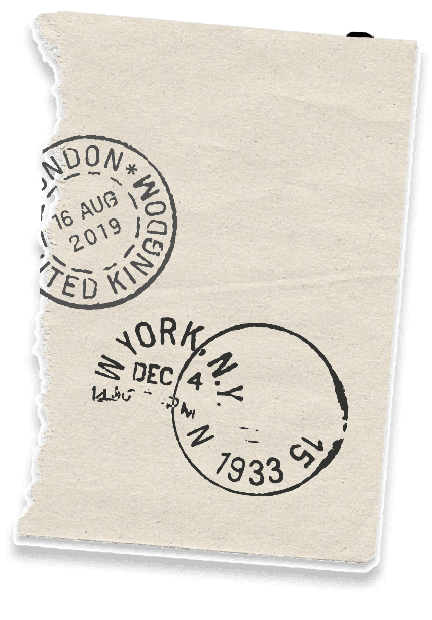 Vintage postage stamps